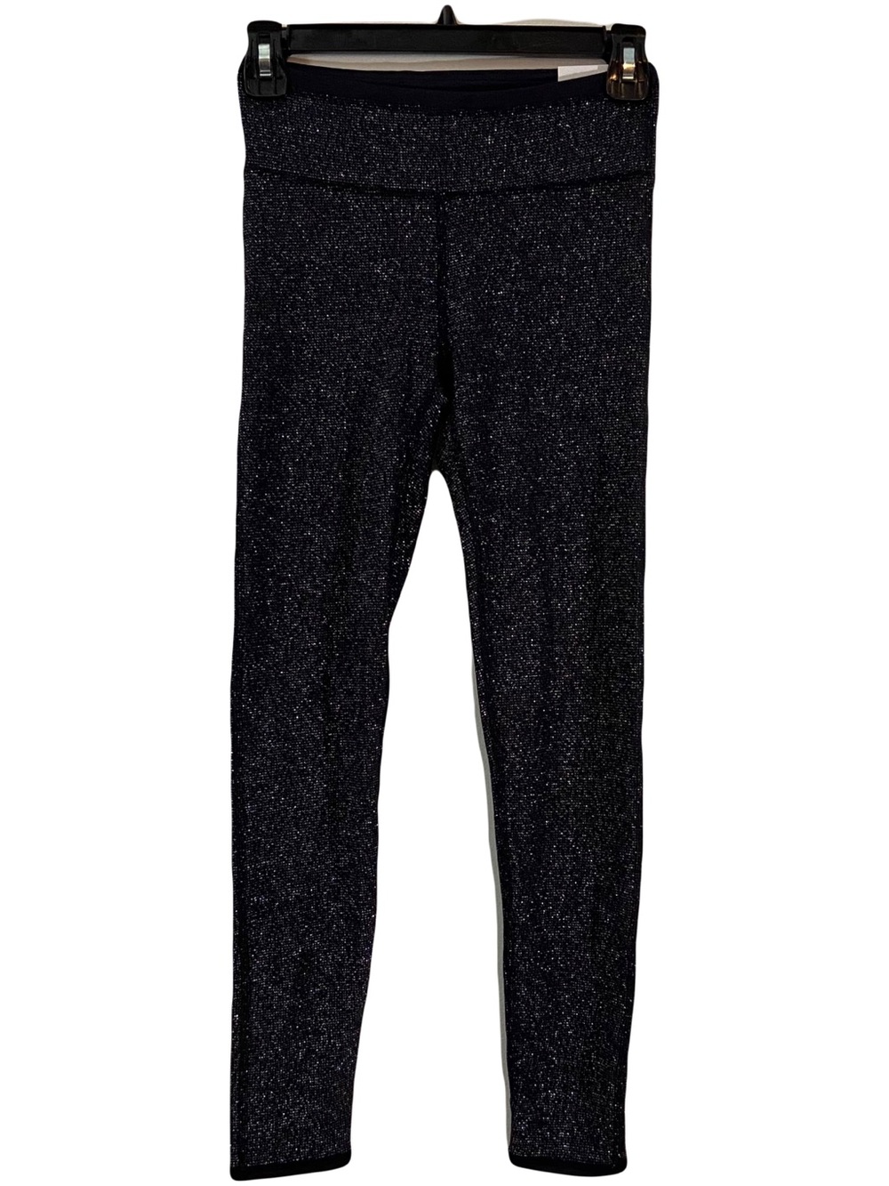 Shimmery Black Leggings - non shedding